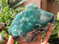 Polished On One Side Emerald Mtorolite Plates x 2 From Mutorashanga, Zimbabwe - Toprock Gemstones and Minerals 