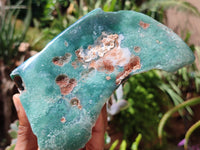Polished On One Side Emerald Mtorolite Plates x 2 From Mutorashanga, Zimbabwe - Toprock Gemstones and Minerals 