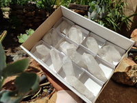 Natural Quartz Crystals x 16 From Zambia - Toprock Gemstones and Minerals 