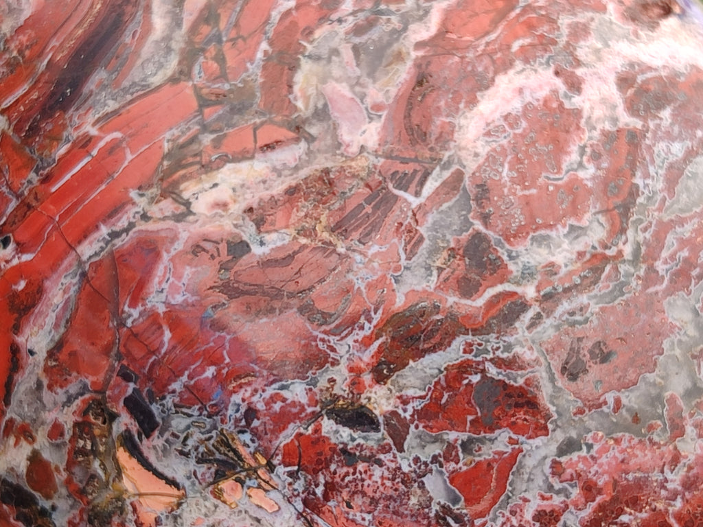Polished Red Jasper Standing Free Forms x 2 From Madagascar - Toprock Gemstones and Minerals 