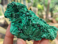 Natural Silky Malachite Specimens x 6 From Kasompe, Congo - Toprock Gemstones and Minerals 