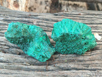 Natural Silky Malachite Specimens x 6 From Kasompe, Congo - Toprock Gemstones and Minerals 