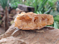 Natural Limonite Quartz Clusters x 12 From Solwezi, Zambia - Toprock Gemstones and Minerals 