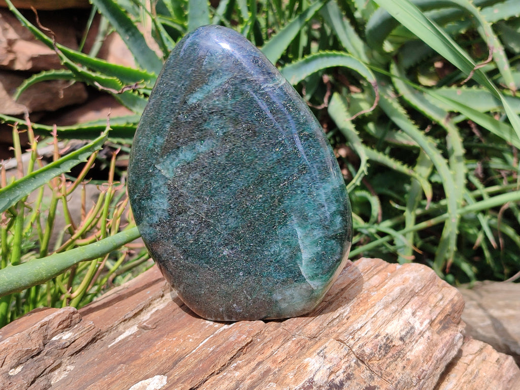 Polished Fuchsite Standing Free Form x 1 From Madagascar - Toprock Gemstones and Minerals 