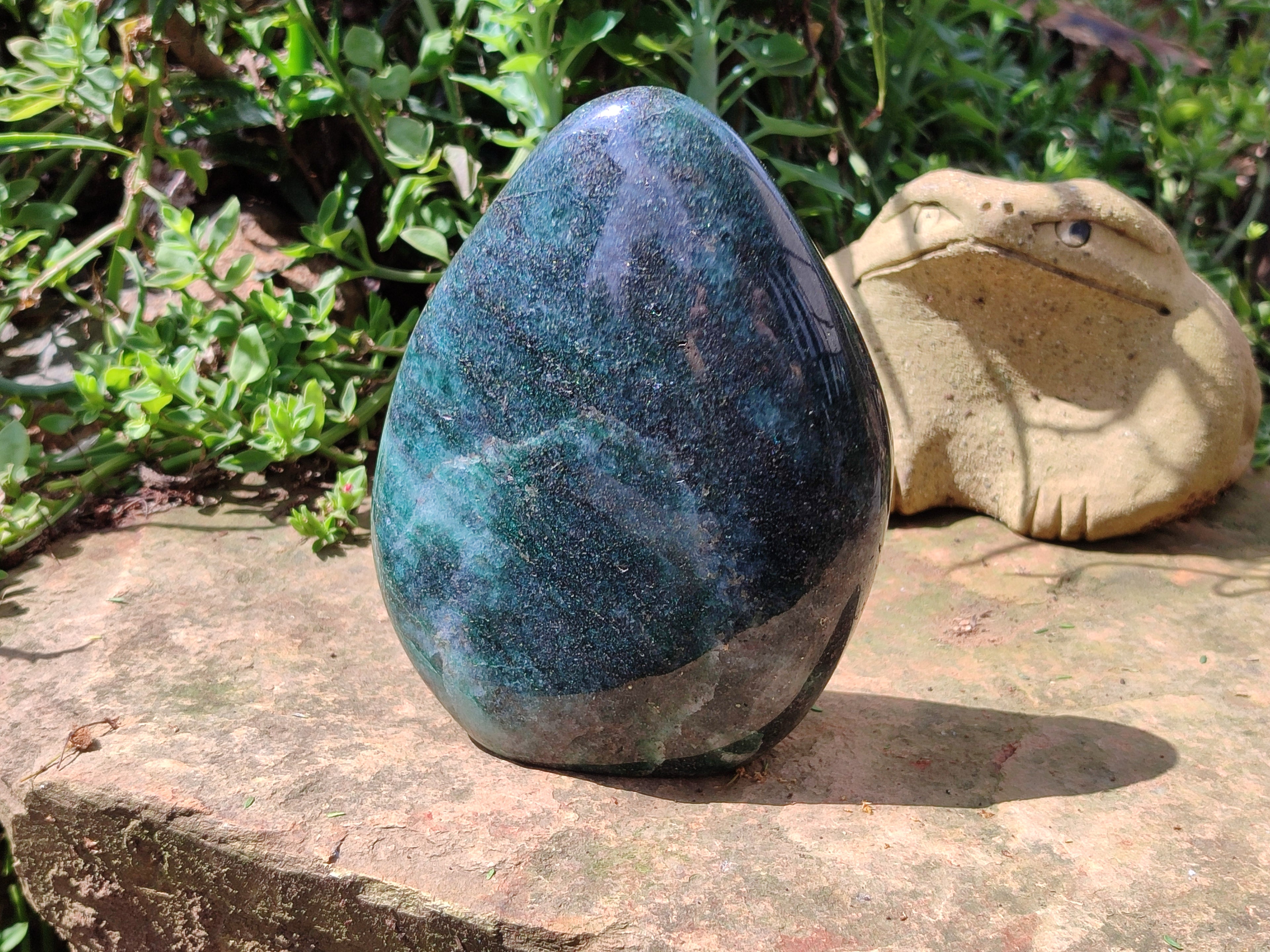 Polished Fuchsite Standing Free Form x 1 From Madagascar - Toprock Gemstones and Minerals 