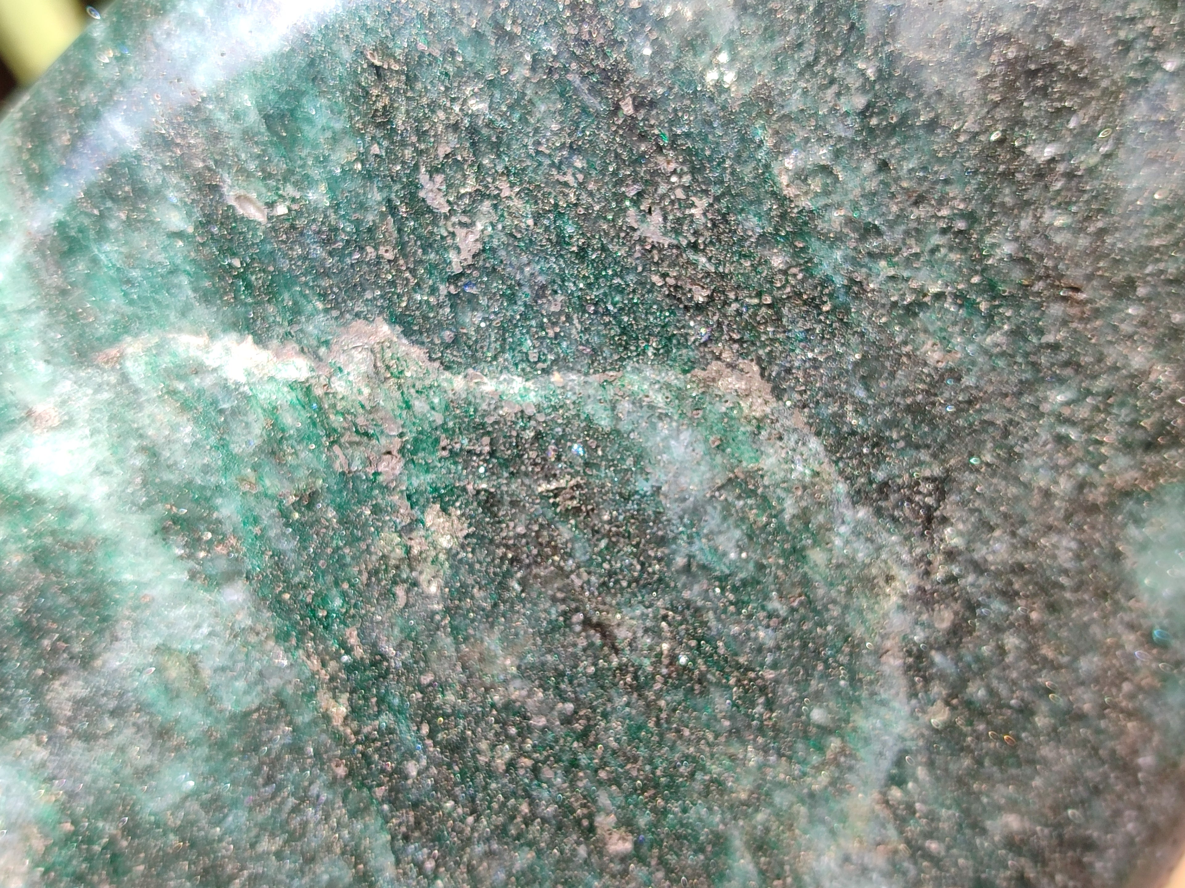 Polished Fuchsite Standing Free Form x 1 From Madagascar - Toprock Gemstones and Minerals 