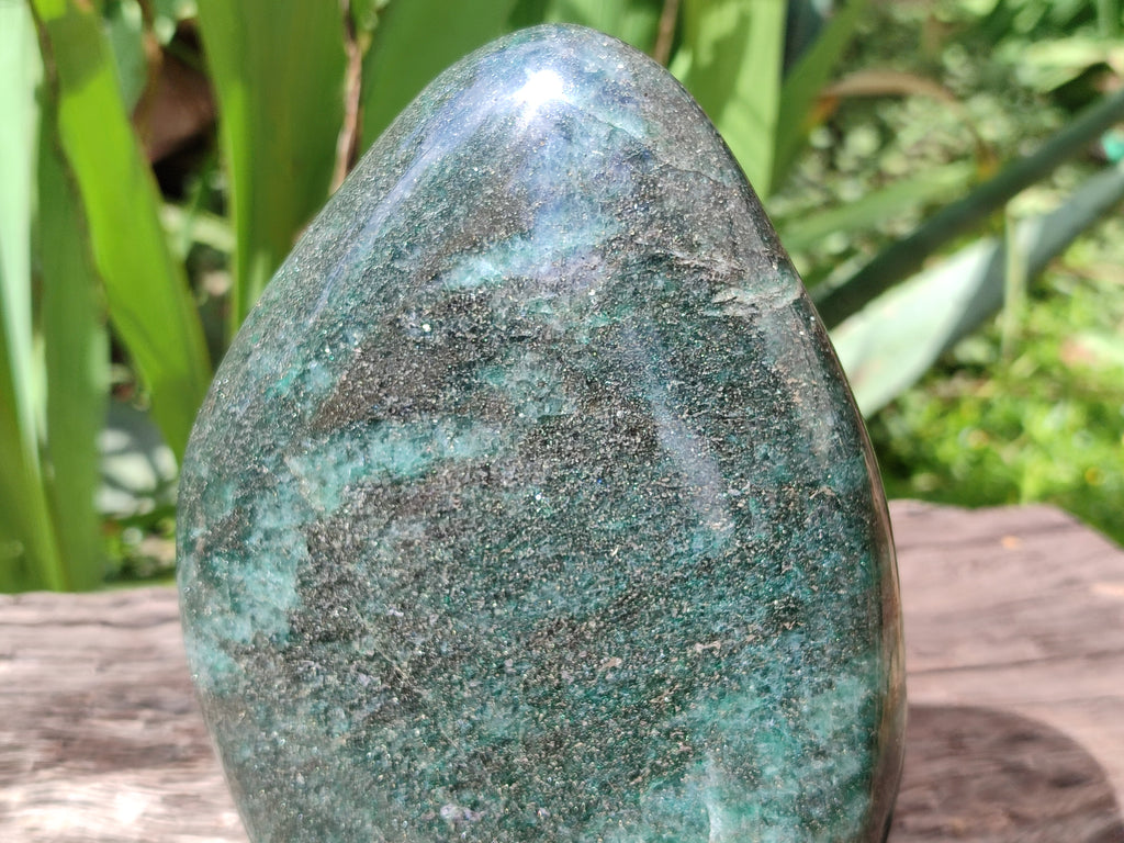 Polished Fuchsite Standing Free Form x 1 From Madagascar - Toprock Gemstones and Minerals 