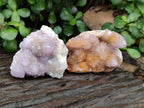 Natural Amethyst Spirit Quartz Clusters x 12 From Boekenhouthoek, South Africa - Toprock Gemstones and Minerals 