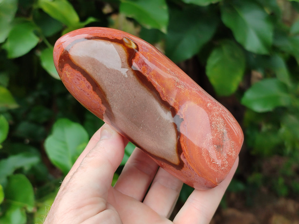 Polished Polychrome Jasper Standing Free Forms x 3 From Mahajanga, Madagascar - Toprock Gemstones and Minerals 