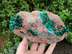 Natural Dioptase Cabinet Specimen with Shattuckite x 1 From Congo - Toprock Gemstones and Minerals 