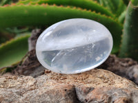 Polished Girasol Pearl Quartz Palm Stones x 12 From Madagascar - Toprock Gemstones and Minerals 