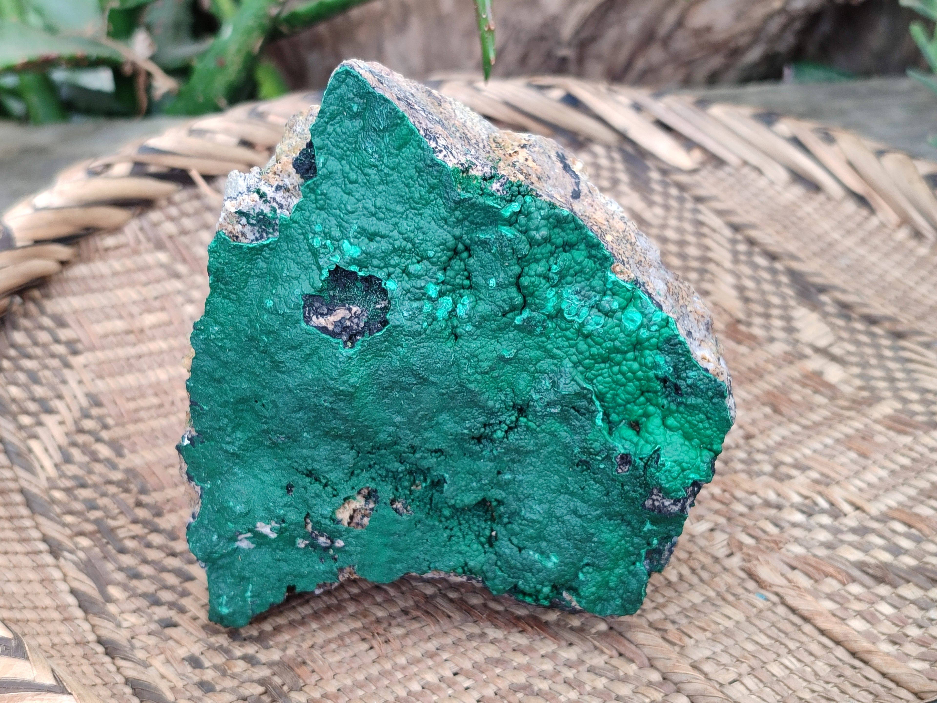 Natural Botryoidal Malachite Specimens x 2 From Tenke Fungurume, Congo - Toprock Gemstones and Minerals 