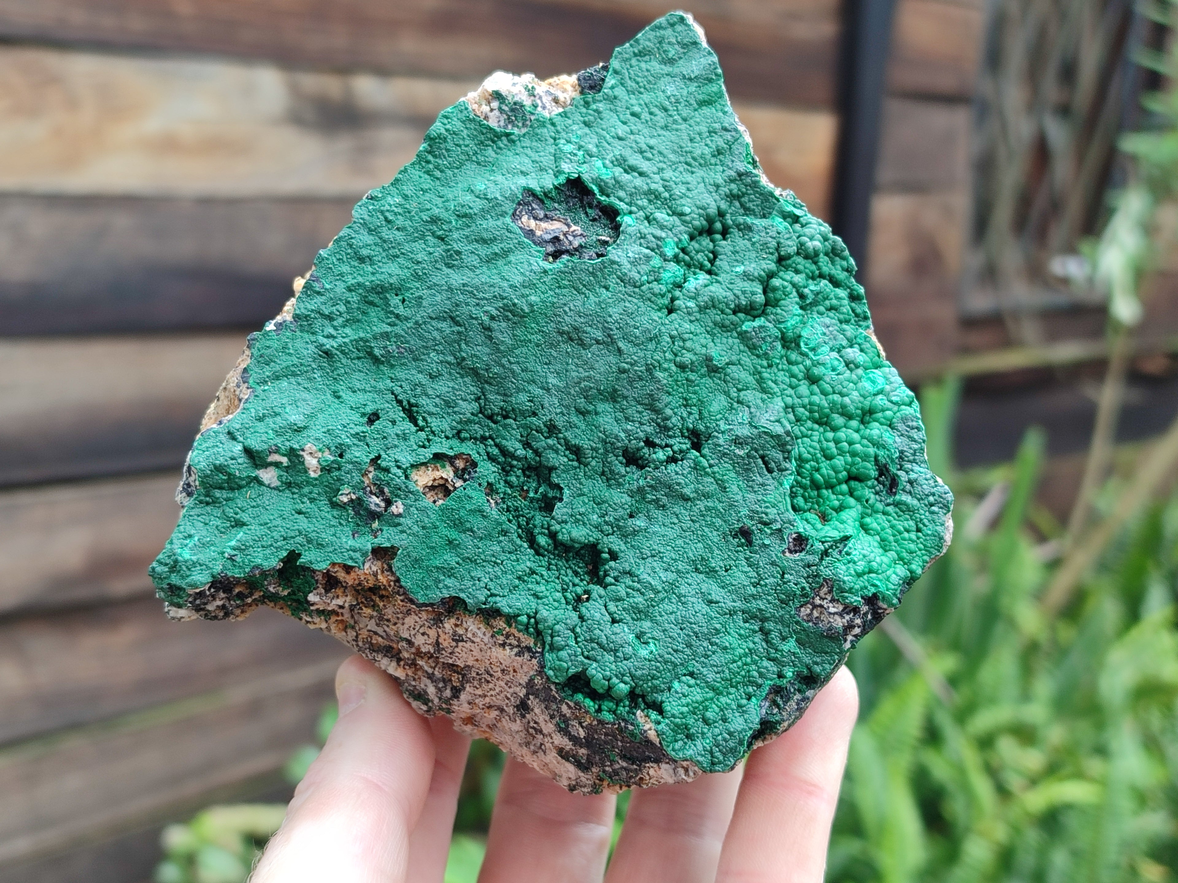 Natural Botryoidal Malachite Specimens x 2 From Tenke Fungurume, Congo - Toprock Gemstones and Minerals 
