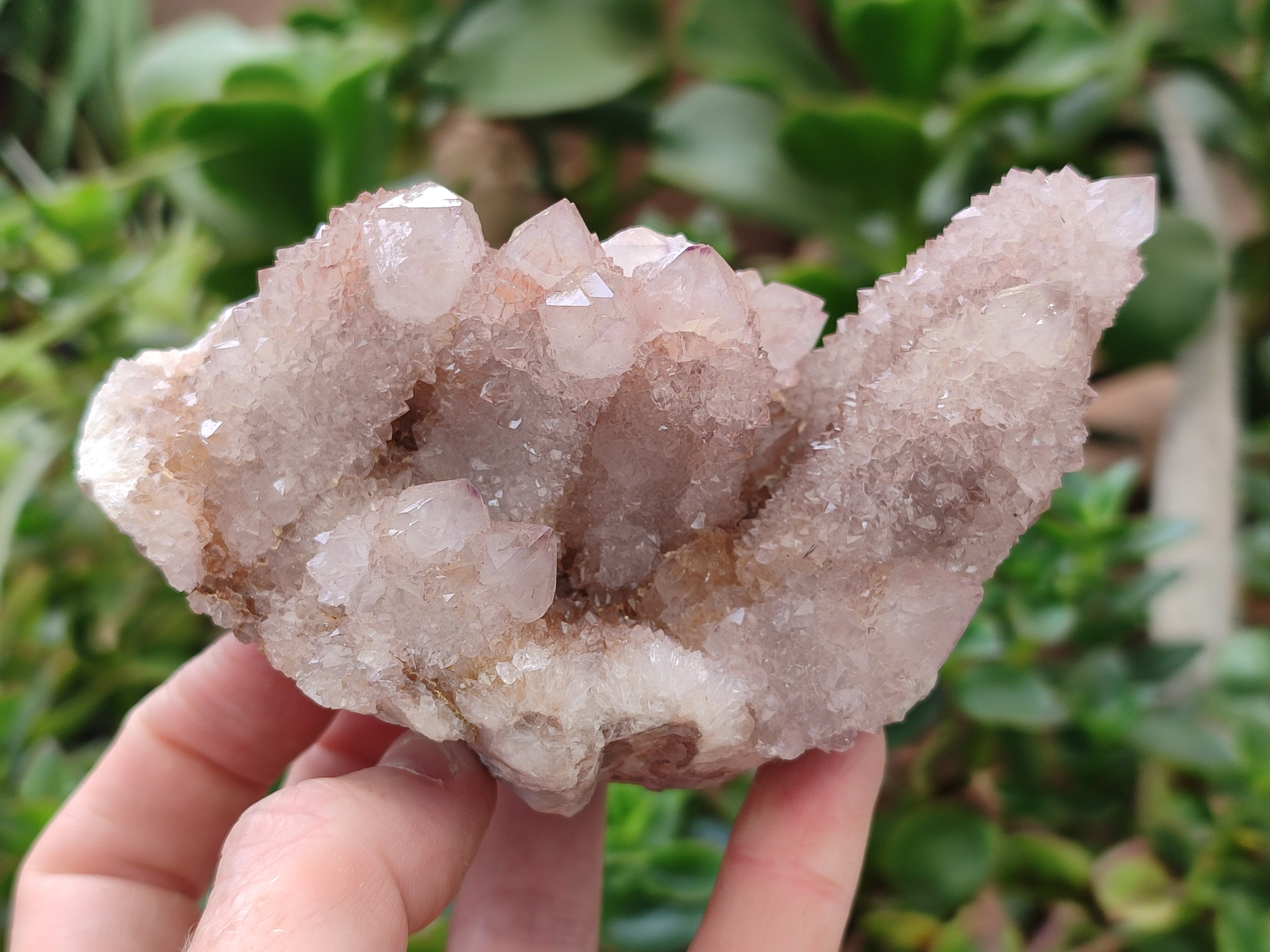 Natural Amethyst Spirit Quartz Clusters x 2 From Boekenhouthoek, South Africa - Toprock Gemstones and Minerals 