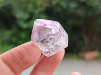 Polished Window Amethyst Quartz Crystals x 9 From Akansobe, Madagascar - Toprock Gemstones and Minerals 
