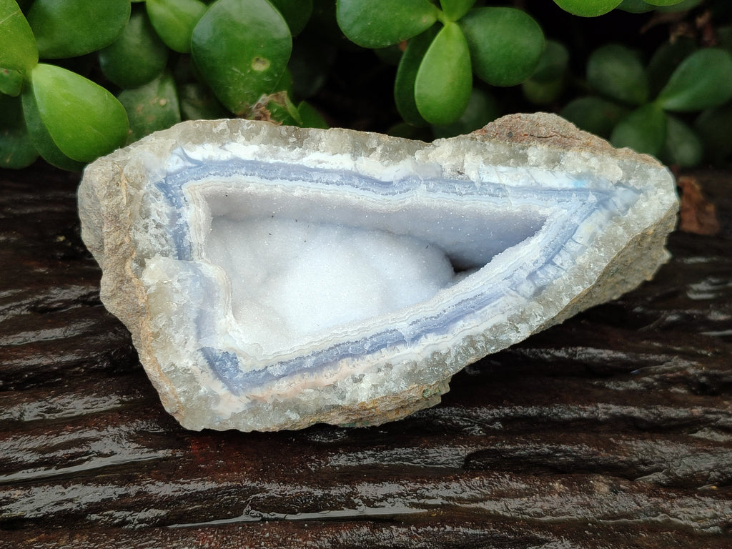 Natural Blue Lace Agate Geode Specimens x 12 From Malawi - Toprock Gemstones and Minerals 