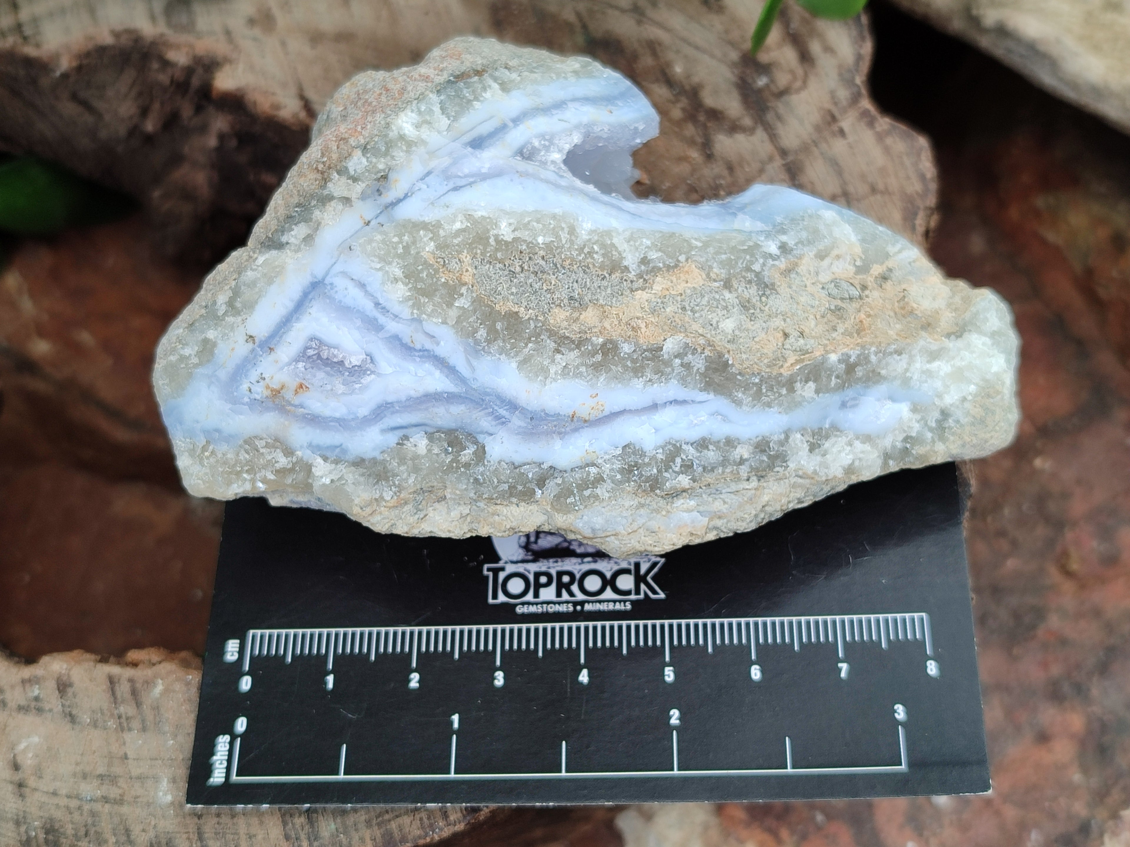 Natural Blue Lace Agate Geode Specimens x 12 From Malawi - Toprock Gemstones and Minerals 