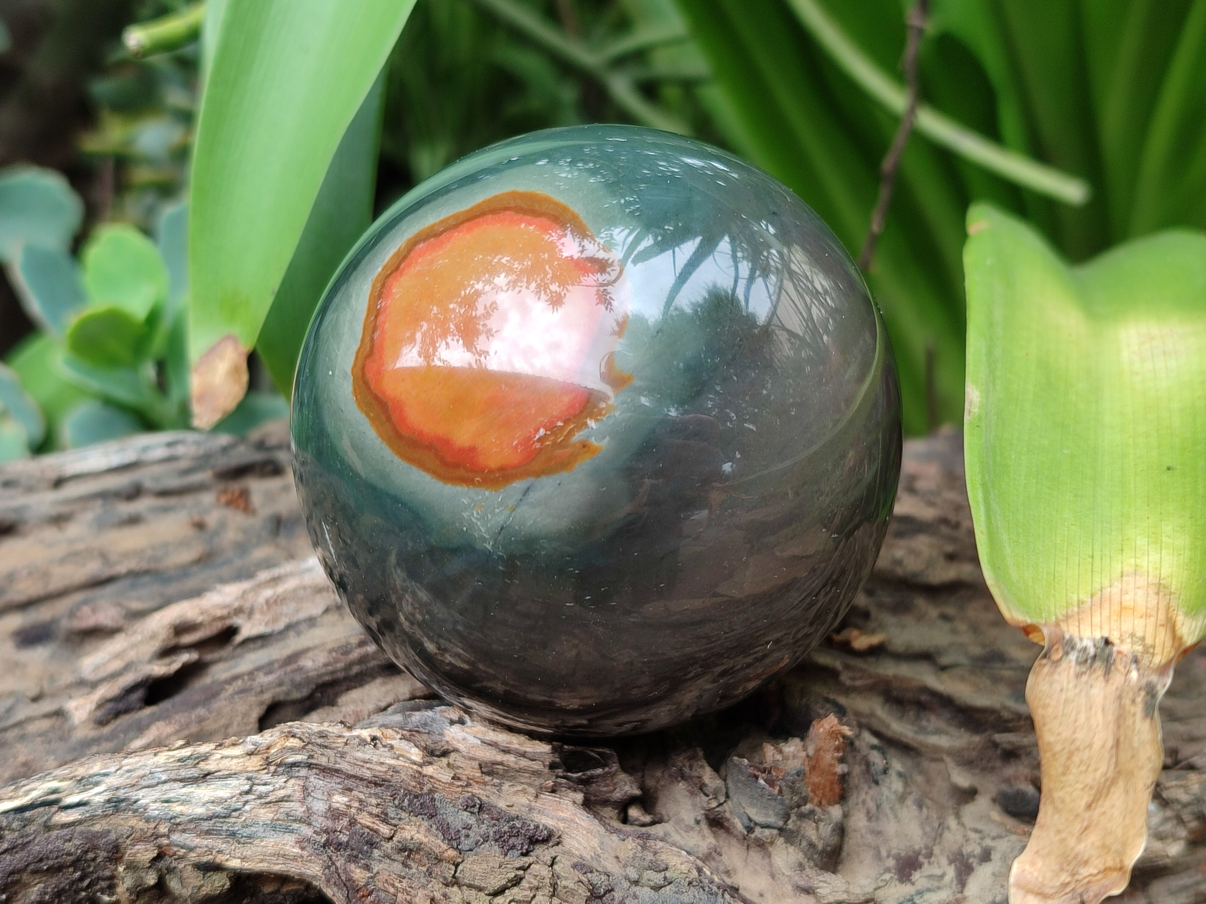 Polished Polychrome Jasper Spheres x 3 From Mahajanga, Madagascar - Toprock Gemstones and Minerals 