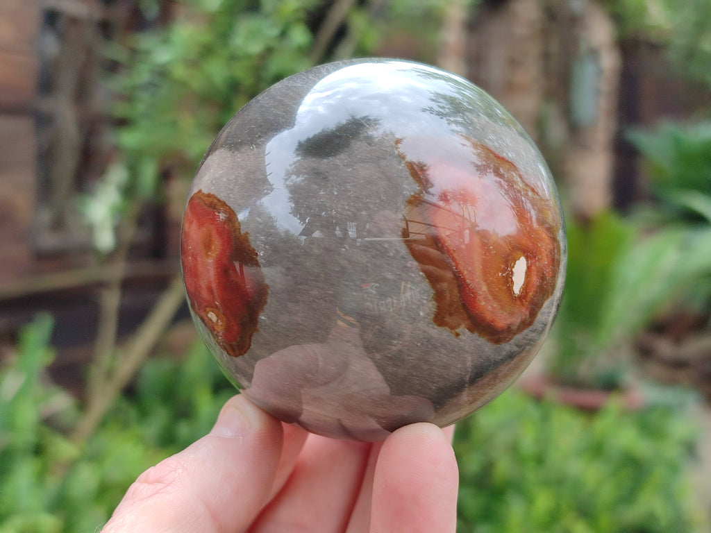 Polished Polychrome Jasper Spheres x 3 From Mahajanga, Madagascar - Toprock Gemstones and Minerals 