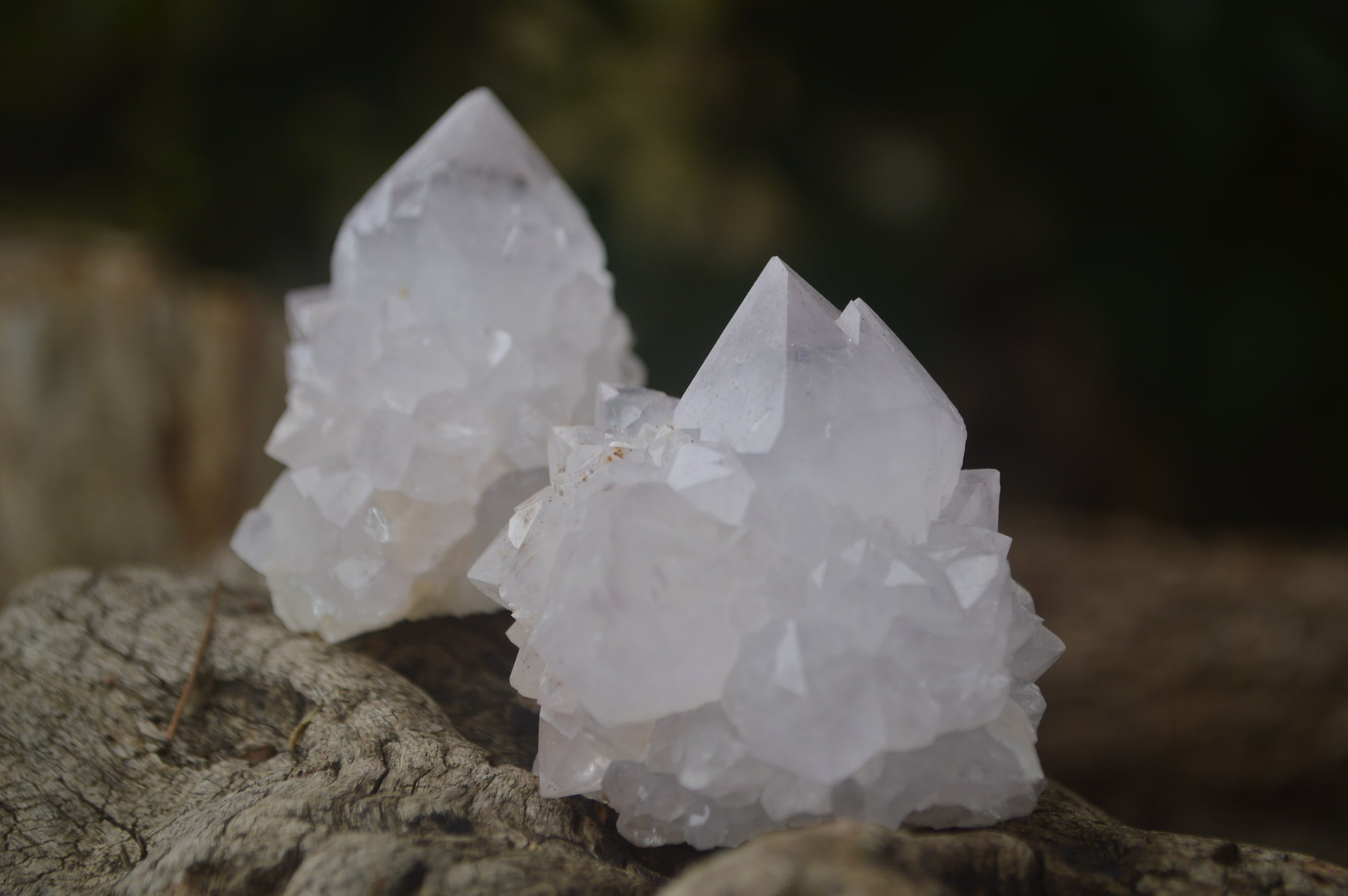 Natural Amethyst Spirit Quartz Clusters x 20 From Boekenhouthoek, South Africa - Toprock Gemstones and Minerals 
