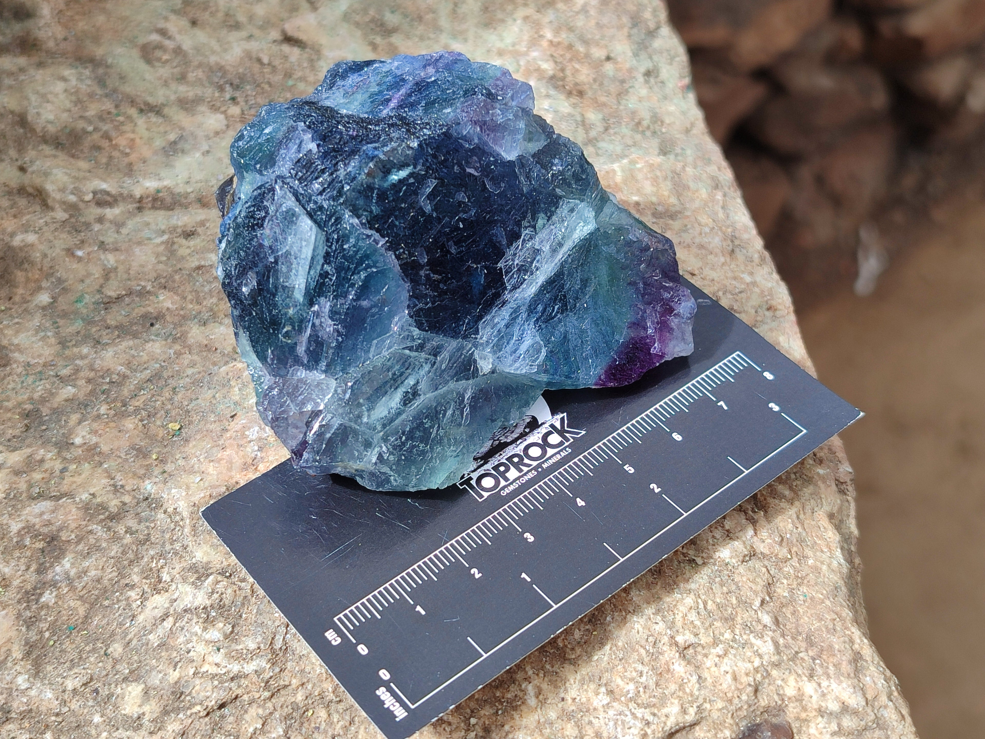 Natural Watermelon Fluorite Cobbed Specimens x 12 From Uis, Namibia - Toprock Gemstones and Minerals 