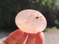 Polished Flower Agate Galet-Palm Stones x 24 From Antsahalova, Madagascar - Toprock Gemstones and Minerals 