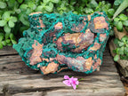 Natural Dioptase Specimen with Pseudomorph Malachite x 1 From Likasi, Congo - Toprock Gemstones and Minerals 
