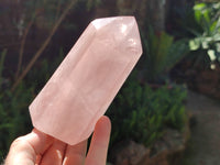 Polished Rose Quartz Points x 6 From Ambatondrazaka, Madagascar - Toprock Gemstones and Minerals 