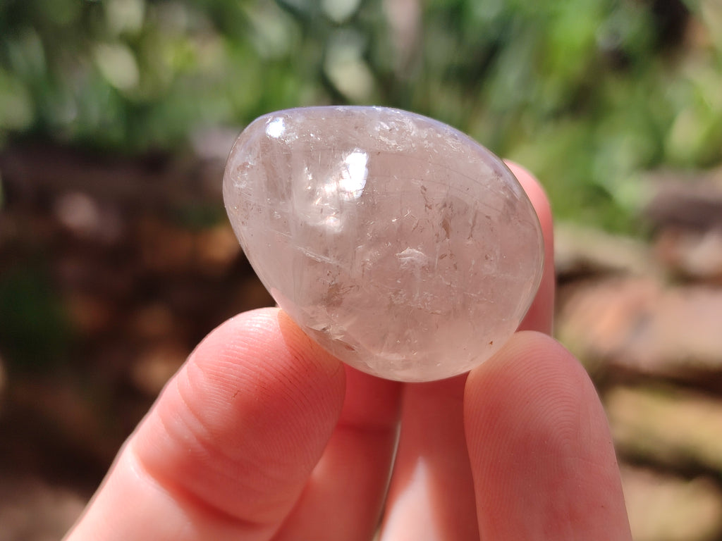 Polished Smokey Quartz Gemstone Eggs x 35 From Madagascar - Toprock Gemstones and Minerals 