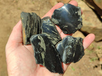Polished On One Side Pharaoh Stone x 24 From Zimbabwe - Toprock Gemstones and Minerals 