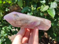 Polished Chevron Amethyst Point-Prism x 4 from Madagascar - Toprock Gemstones and Minerals 