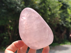 Polished Rose Quartz Standing Free Forms x 4 From Ambatondrazaka, Madagascar - Toprock Gemstones and Minerals 