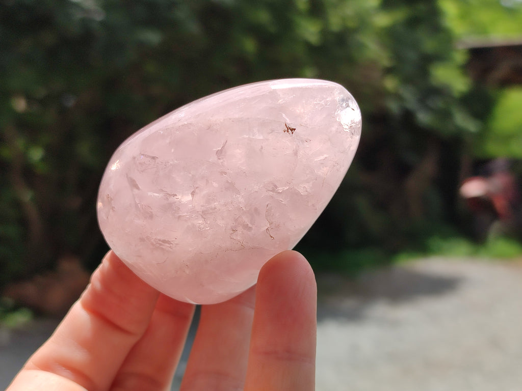 Polished Rose Quartz Standing Free Forms x 4 From Ambatondrazaka, Madagascar - Toprock Gemstones and Minerals 