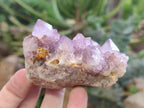 Natural Amethyst Spirit Quartz Clusters x 6 From Boekenhouthoek, South Africa - Toprock Gemstones and Minerals 