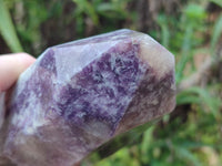 Polished Lepidolite with Pink Rubellite Points x 2 From Ambatondrazaka, Madagascar - Toprock Gemstones and Minerals 