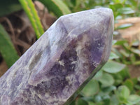 Polished Lepidolite with Pink Rubellite Points x 2 From Ambatondrazaka, Madagascar - Toprock Gemstones and Minerals 