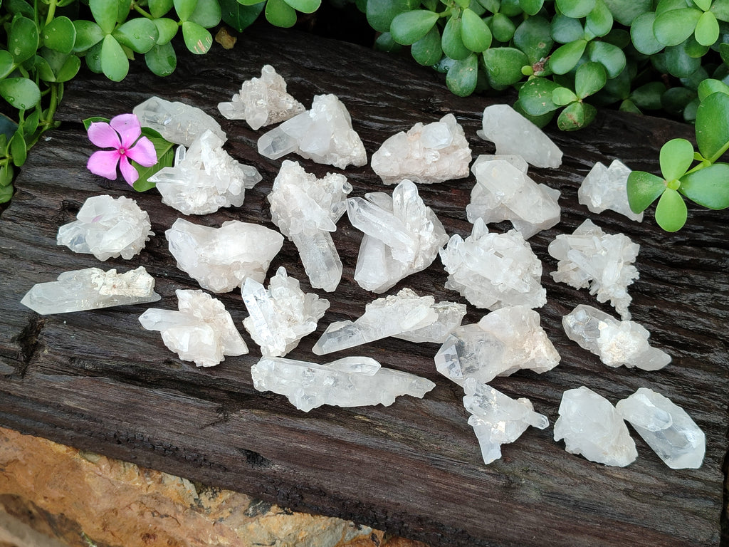 Natural Quartz Clusters x 35 From Mpika, Zambia - Toprock Gemstones and Minerals 