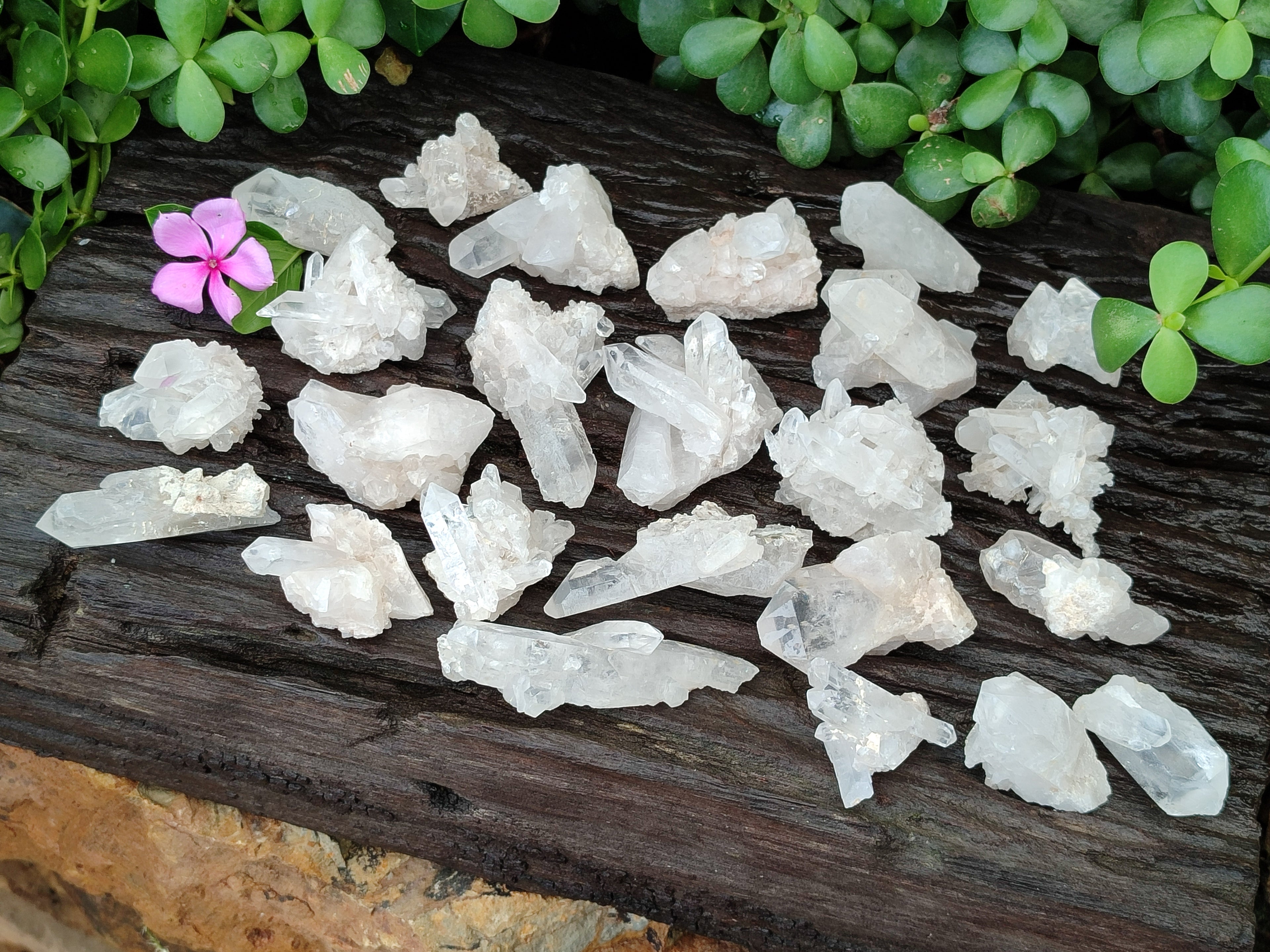 Natural Quartz Clusters x 35 From Mpika, Zambia - Toprock Gemstones and Minerals 