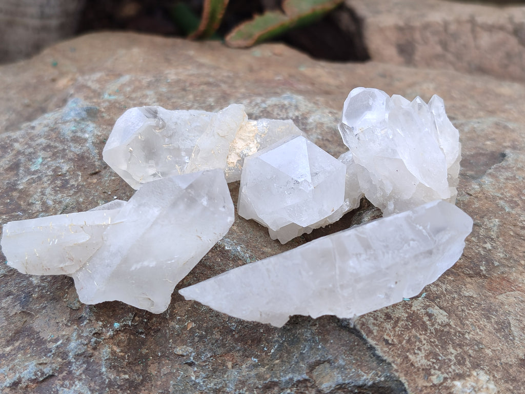 Natural Quartz Clusters x 35 From Mpika, Zambia - Toprock Gemstones and Minerals 