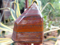 Polished Tiger Iron Jasper Points x 4 From South Africa - Toprock Gemstones and Minerals 