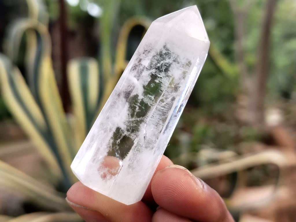 Polished Clear Quartz Phantom Crystals x 20 From Madagascar - Toprock Gemstones and Minerals 
