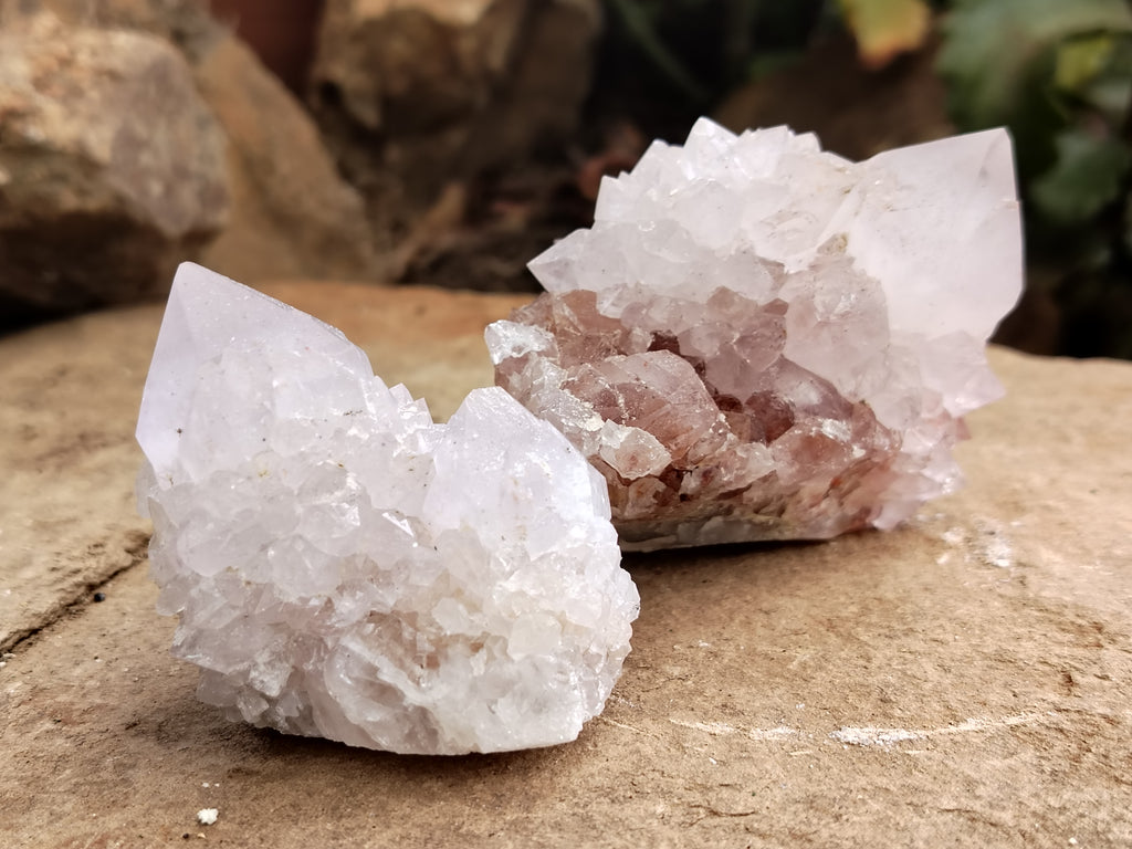Natural Amethyst Spirit Quartz Clusters x 6 From Boekenhouthoek, South Africa - Toprock Gemstones and Minerals 