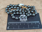 Polished Silver Hematite Ball Shaped Beaded Necklace - Sold Per Item - From China - Toprock Gemstones and Minerals 