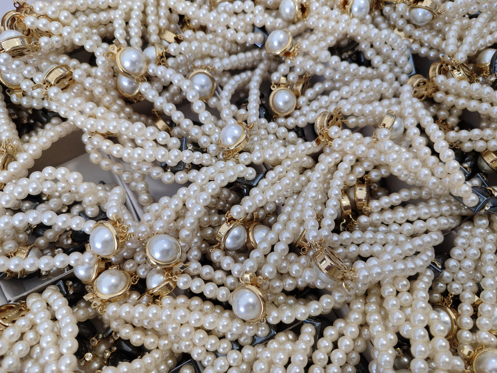 Polished Hematite and Freshwater Pearl Beaded Bracelet- Sold Per Item - From Southern Africa - Toprock Gemstones and Minerals 