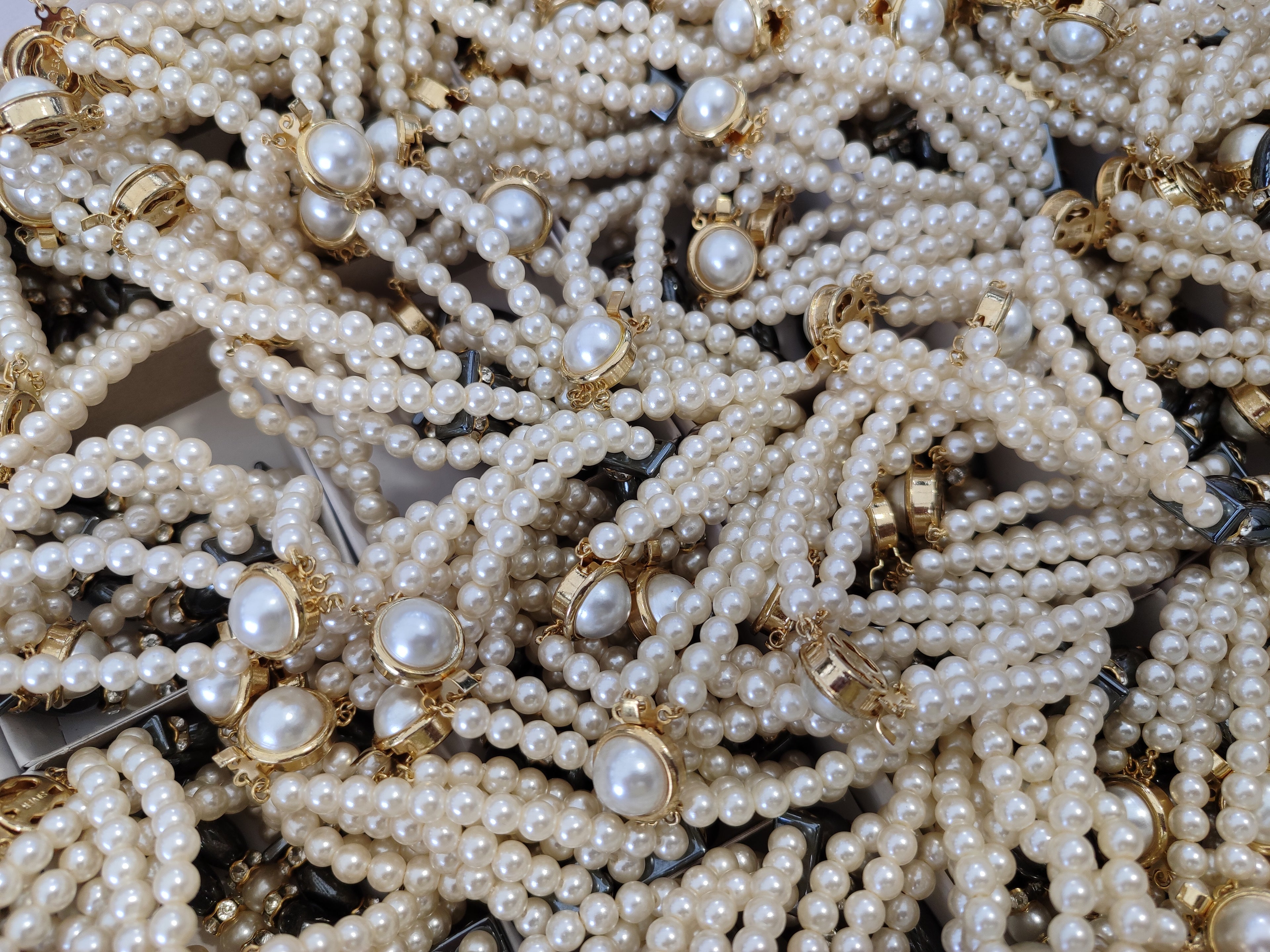 Polished Hematite and Freshwater Pearl Beaded Bracelet- Sold Per Item - From Southern Africa - Toprock Gemstones and Minerals 