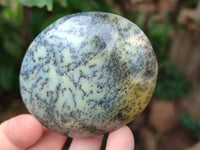 Polished Dendritic Opal Palm Stones x 6 From Moralambo, Madagascar - Toprock Gemstones and Minerals 