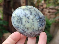 Polished Dendritic Opal Palm Stones x 6 From Moralambo, Madagascar - Toprock Gemstones and Minerals 