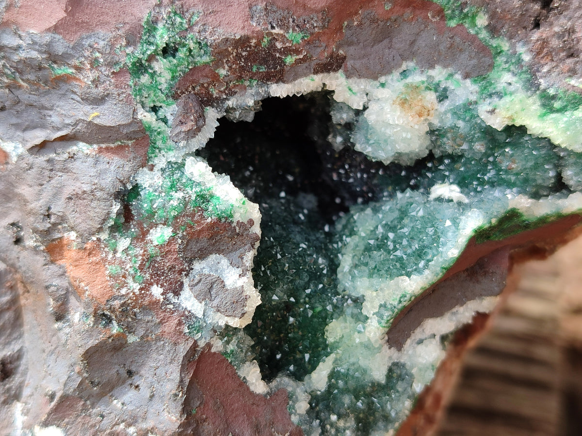 Natural Ball Malachite On Dolomite Matrix Specimen x 1 From Kambove, Congo - Toprock Gemstones and Minerals 