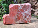 Natural Red Jasper Specimens x 2 From Northern Cape, South Africa - Toprock Gemstones and Minerals 