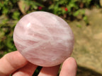Polished Rose Quartz Palm Stones x 12 From Madagascar - Toprock Gemstones and Minerals 
